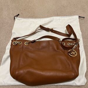 Michael Kors Leather Shoulder Bag + Original Dust Bag MK
